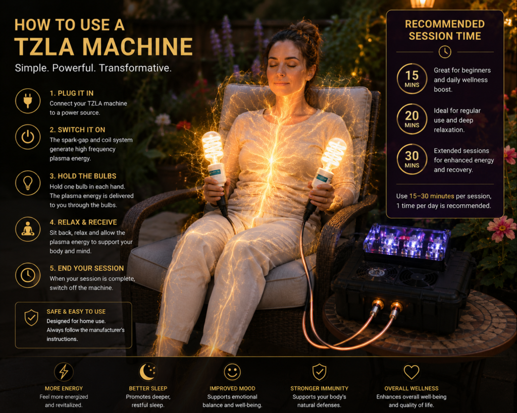 how to use a tzla machine