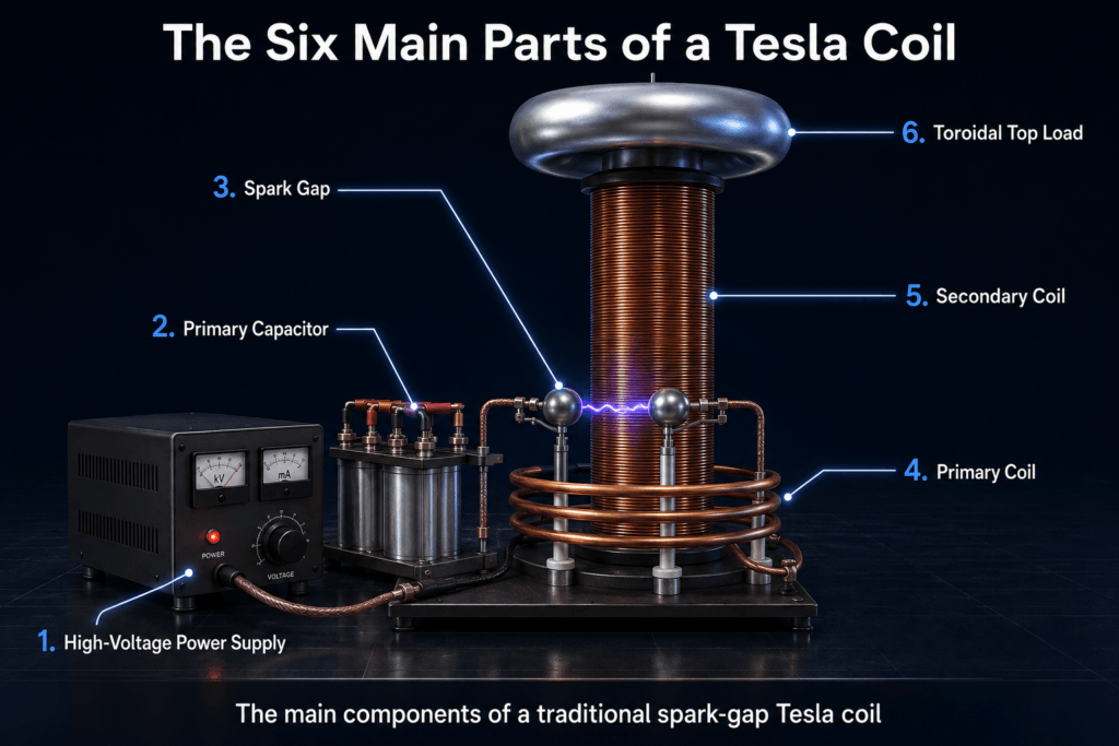 Six Main Parts of a Traditional Coil