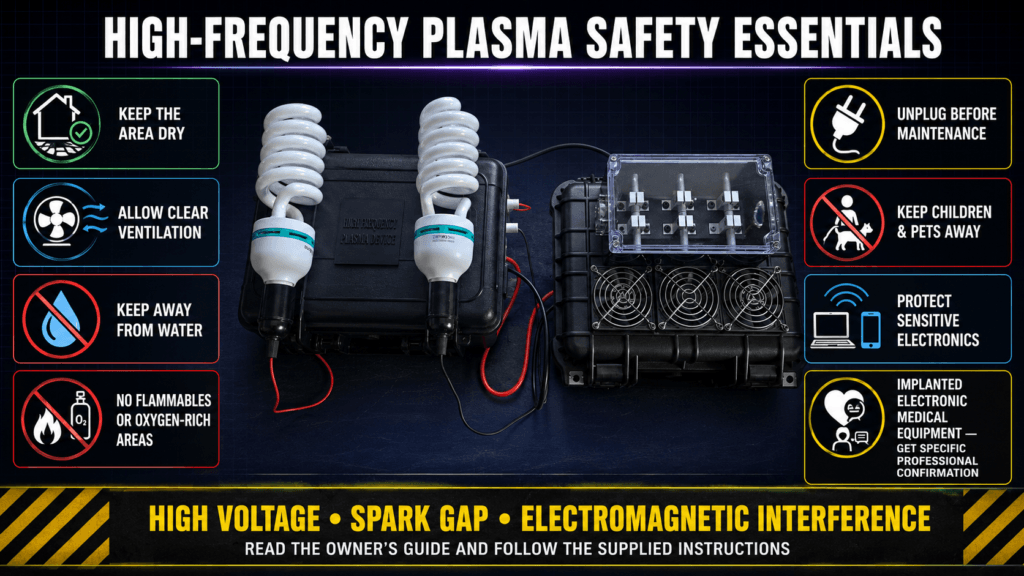 Tesla plasma healing machine