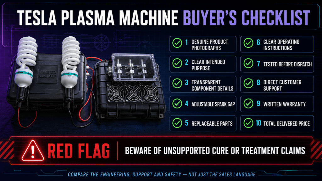 Tesla plasma healing machine