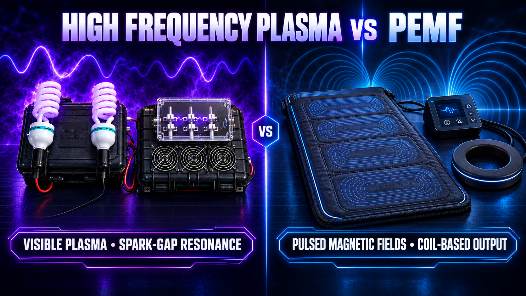 High frequency plasma vs PEMF