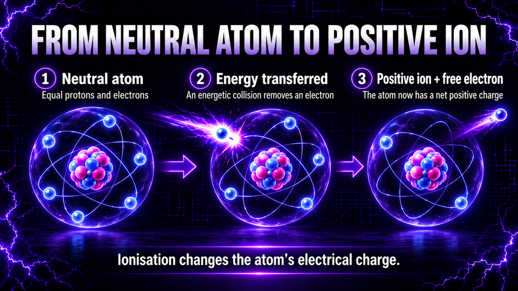 Neutral-Atom-to-Positive-Ion