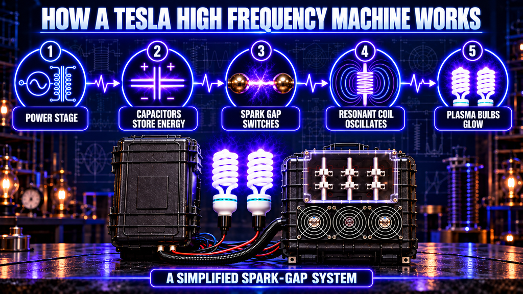 Tesla High-Frequency Machine Explained