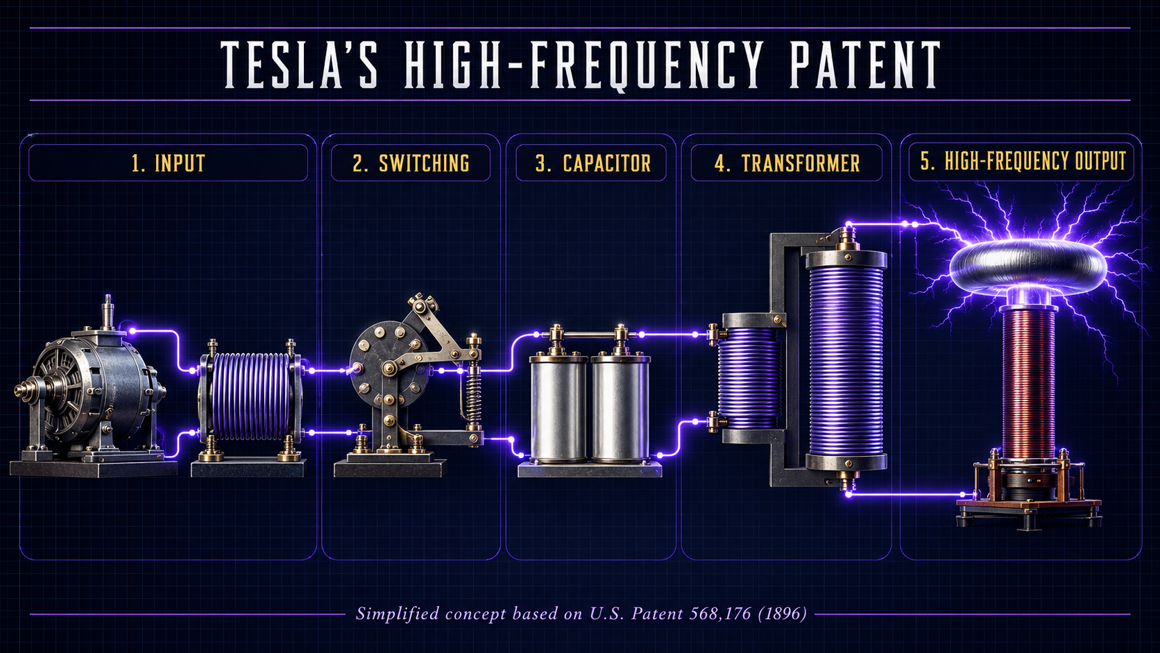 Tesla’s High-Frequency Circuit